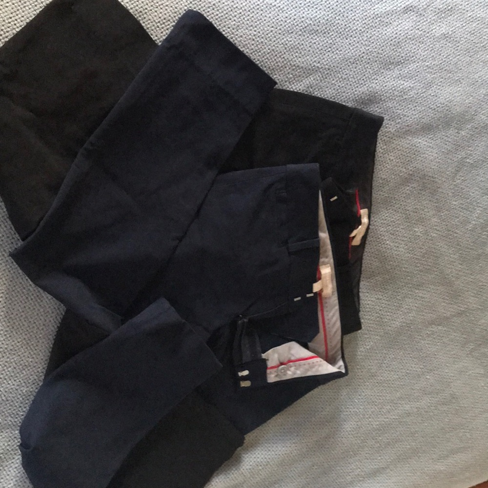 Banana republic one blackAnd one blue dress pants